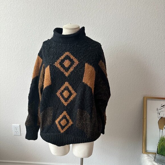 Vintage 80's Chucky Grandpa Sweater - Picture 1 of 4